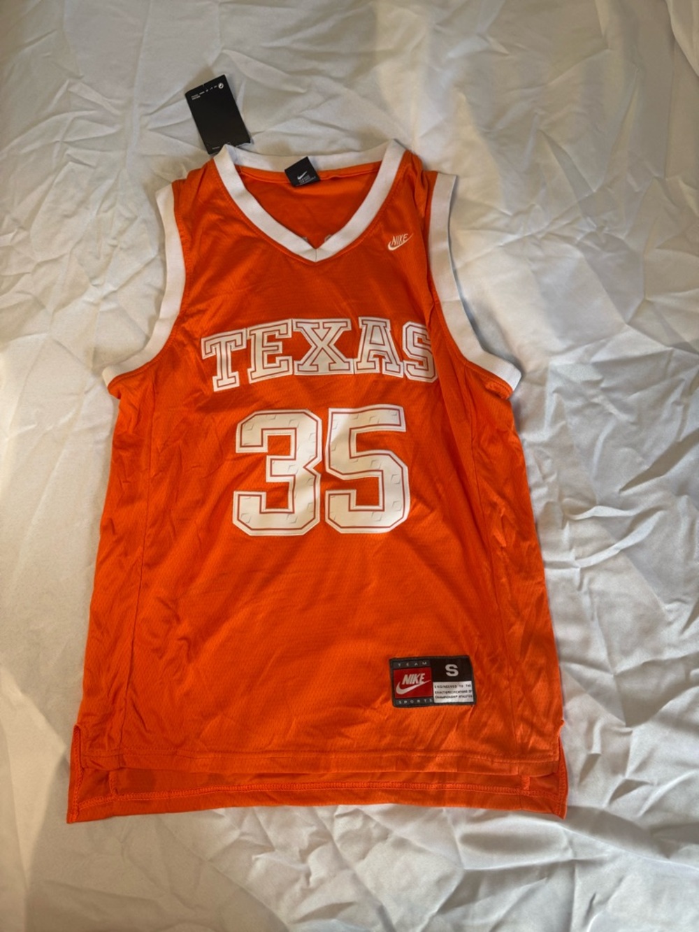 Nike Kevin Durant Texas Orange Basketball Jersey
